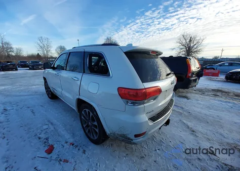 2017 Jeep Grand Cherokee Overland 4X4 z USA, uszkodzony, nr VIN 1C4RJFCG3HC699893